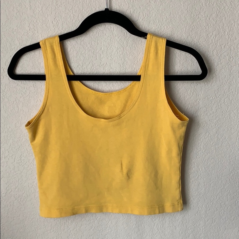 Yellow Crop Top